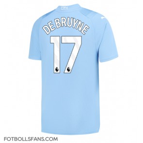 Manchester City Kevin De Bruyne #17 Replika Hemmatröja 2023-24 Kortärmad